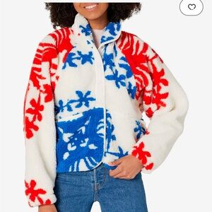 Free People Rocky Ridge Jacket Ivory Combo